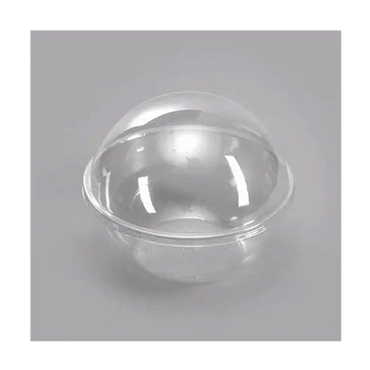 Wholesale Restaurantware 21 Oz Clear Plastic Sphere Salad Container - with Dome Lid - 5.8" X 5.8" X 4.8"- Bulk