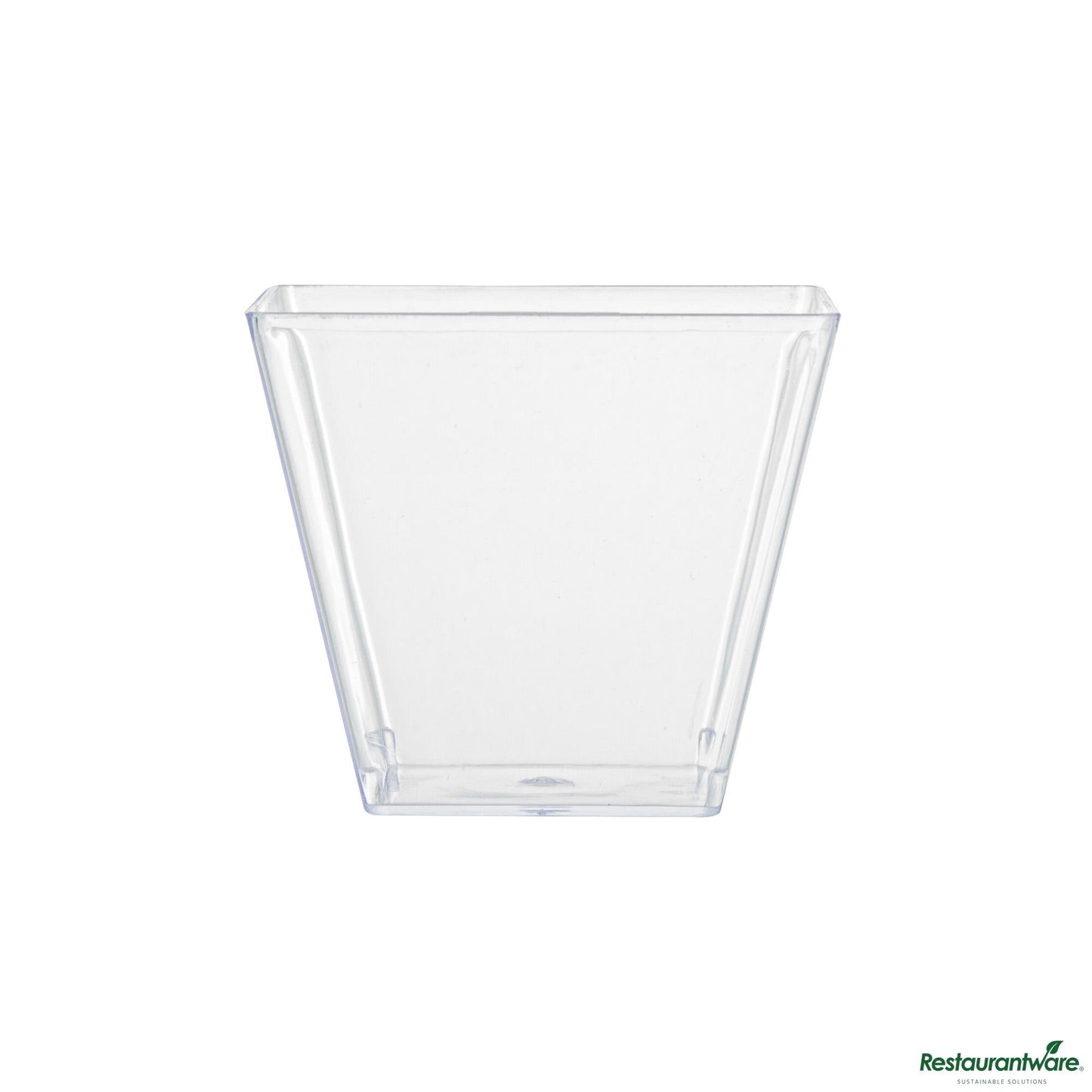 Wholesale Restaurantware 4 Oz Square Clear Plastic Small Kova Cup - 2 1/4" X 2 1/4" X 2"- Bulk