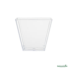 Wholesale Restaurantware 4 Oz Square Clear Plastic Small Kova Cup - 2 1/4" X 2 1/4" X 2"- Bulk