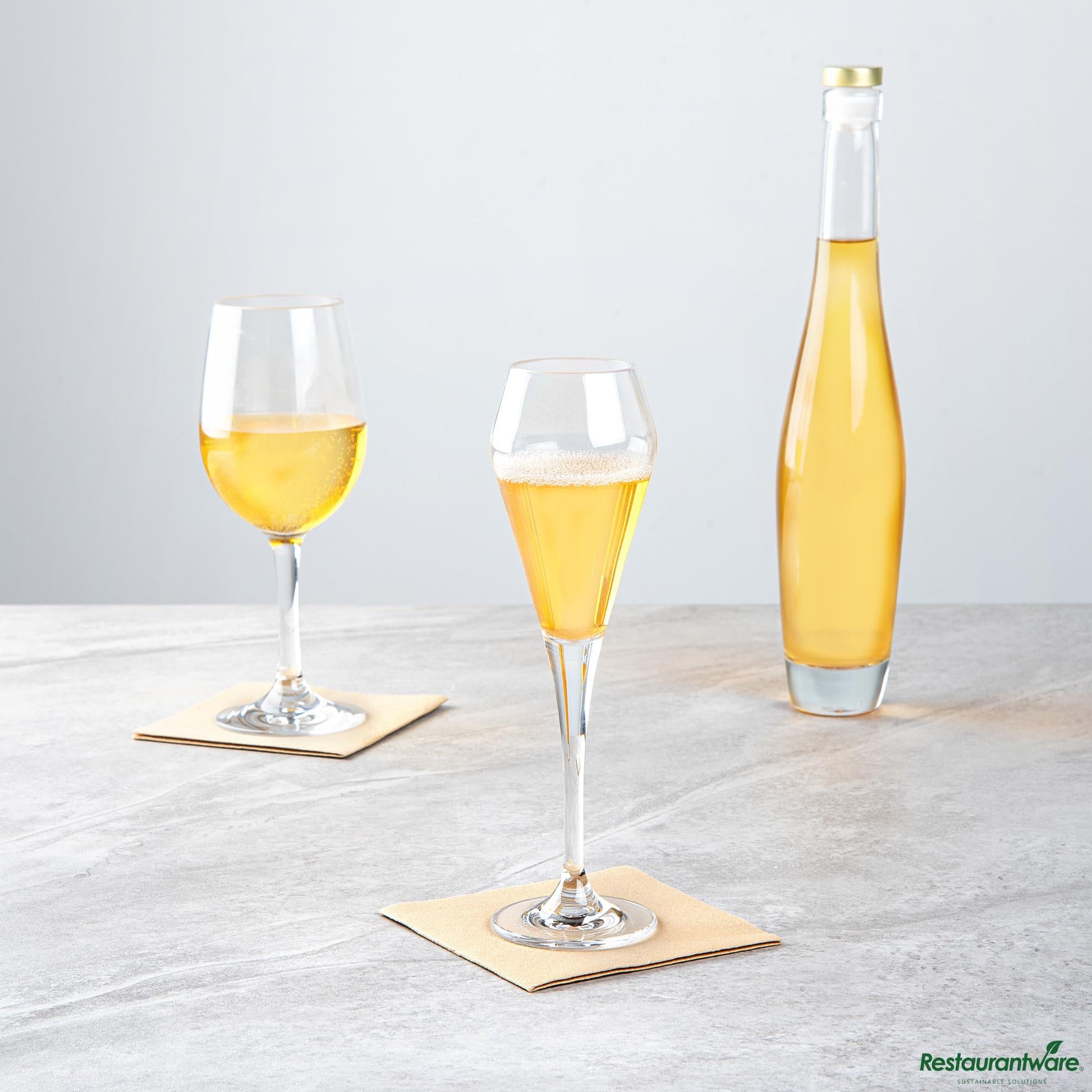 Wholesale Restaurantware 7 Oz Polycarbonate Champagne Flute - 2.7" X 2.7" X 9.1"- Bulk