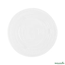 Wholesale Restaurantware Round Clear Pla Plastic Flat Lid - Fits 12, 16, and 24 Oz Cups - 3.5"×3.5"×0.4"- Bulk