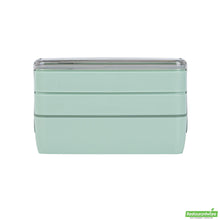 Wholesale Restaurantware 30 Oz Green 3-in-1 Lunch Box- Bpa-Free, Microwave-Safe- Bulk
