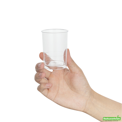 Wholesale Restaurantware Mini Serve 5 Oz Round Clear Plastic Dessert Cup - 2 1/4" X 2 1/4" X 3 1/4" - 25 Count Box- Bulk