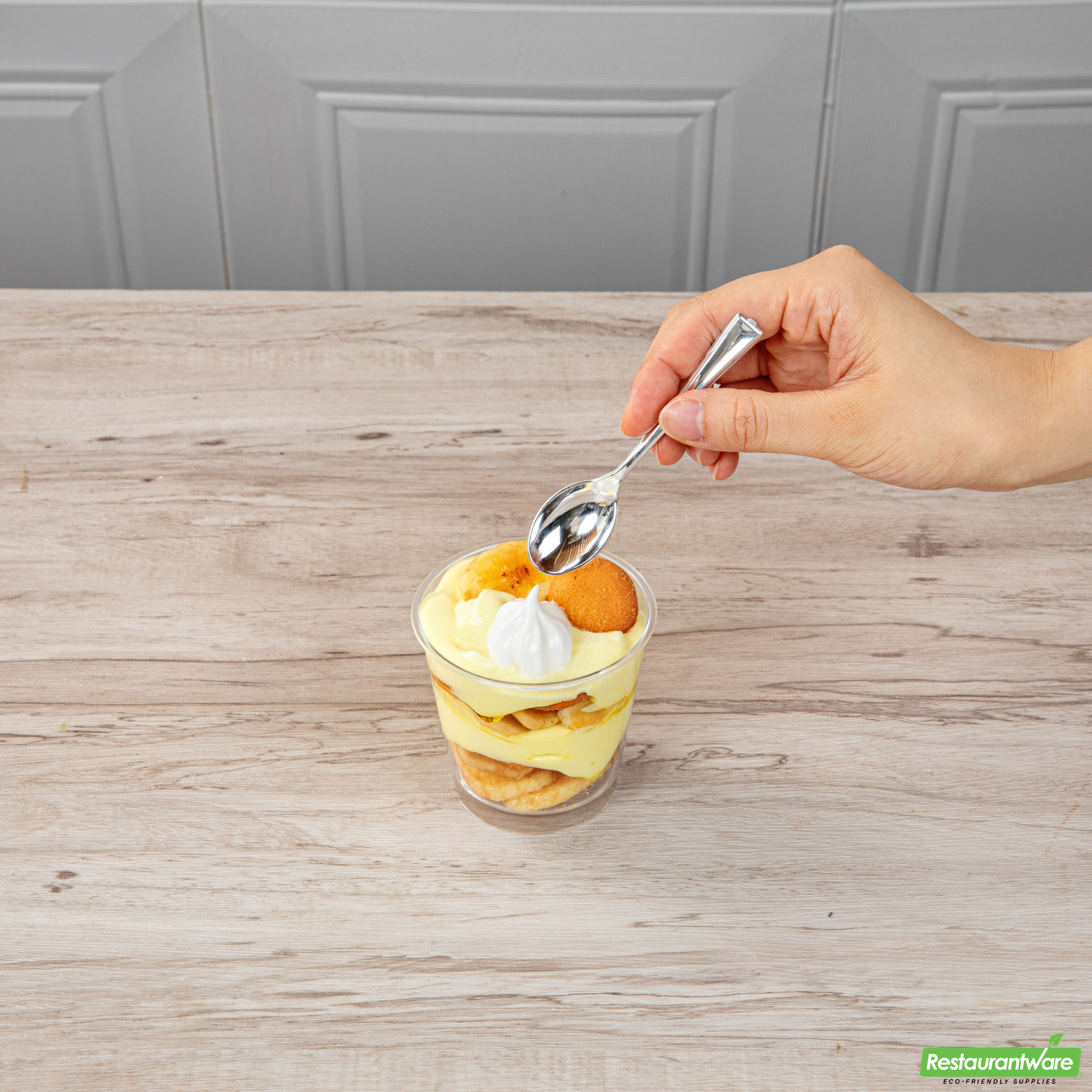 Wholesale Restaurantware Mini Serve 6 Oz Round Clear Plastic Dessert Cup - 3'' X 3'' X 2 3/4'' - 100 Count Box- Bulk