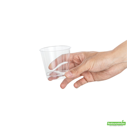 Wholesale Restaurantware Mini Serve 6 Oz Round Clear Plastic Dessert Cup - 3'' X 3'' X 2 3/4'' - 100 Count Box- Bulk