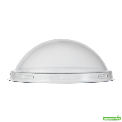 Wholesale Restaurantware Mini Serve Round Clear Plastic Dome Lid - Fits 6 Oz Dessert Cup - 100 Count Box- Bulk