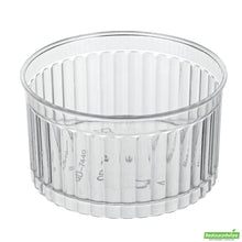 Wholesale Restaurantware 4 Oz Round Clear Plastic Dessert Cup - Fluted - 2.9" X 2.9" X 1.6"- Bulk