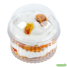 Wholesale Restaurantware Round Clear Plastic Lid - Fits 4 Oz Fluted Dessert Cup - 2.9" X 2.9" X 1.2"- Bulk