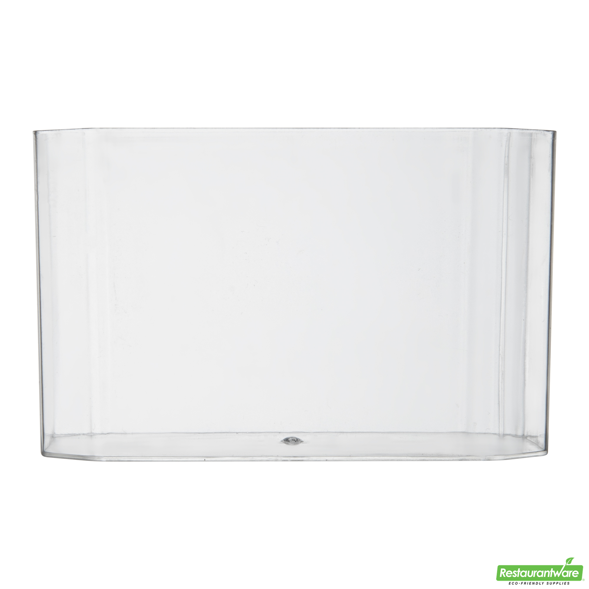 Wholesale Restaurantware Mini Serve 3 Oz Rectangle Clear Plastic Dessert Cup - 3 1/4" X 2" X 2" - 100 Count Box- Bulk