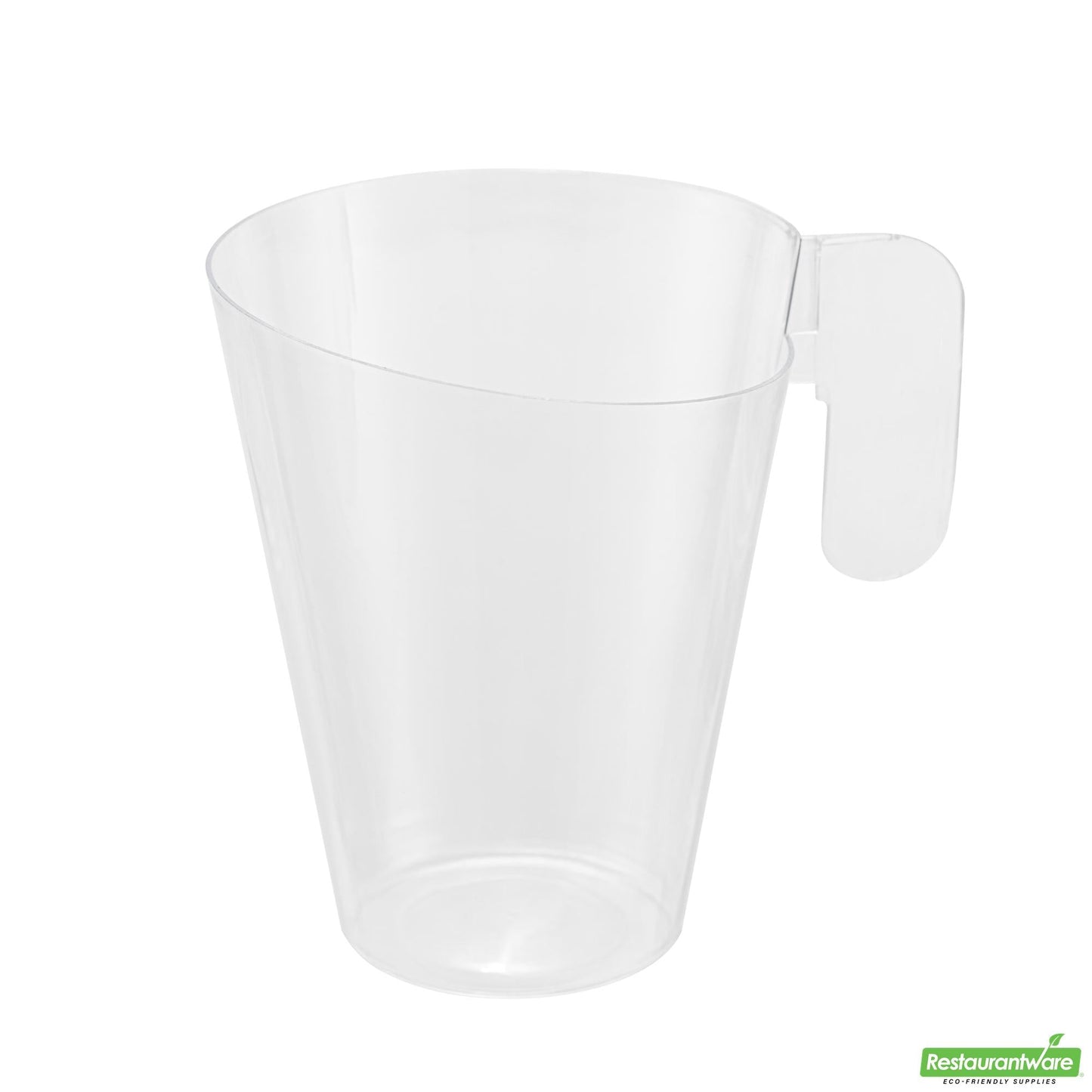 Wholesale Restaurantware 2 Oz Clear Plastic Cup - with Handle - 2.7" X 2.7" X 3.3"- Bulk