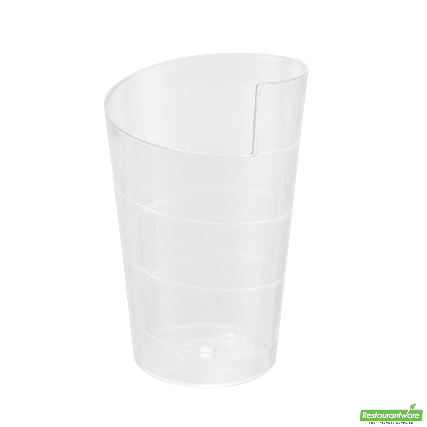 Wholesale Restaurantware 2 Oz Clear Plastic Spiral Cup - 1.7" X 1.7" X 2.7"- Bulk