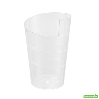 Wholesale Restaurantware 2 Oz Clear Plastic Spiral Cup - 1.7" X 1.7" X 2.7"- Bulk