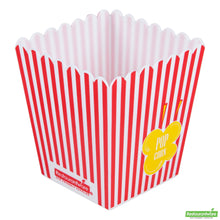 Wholesale Restaurantware 16 Oz Red Plastic Popcorn Container - 3.2" X 3.2" X 3.5"- Bulk