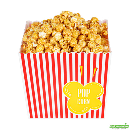 Wholesale Restaurantware 165 Oz Red Plastic Popcorn Bucket - 7.9" X 7.9" X 6.9"- Bulk
