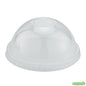 Wholesale Restaurantware Round Clear Plastic Dome Lid - Fits Plastic Dessert Cup - 3.9" X 3.9" X 1.9"- Bulk