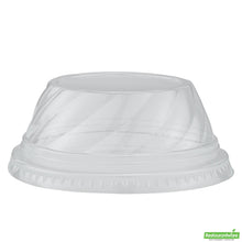 Wholesale Restaurantware Round Clear Plastic Low Dome Lid - Fits Plastic Dessert Cup- Bulk