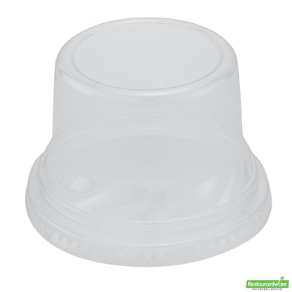 Wholesale Restaurantware Round Clear Plastic Tall Dome Lid - Fits Plastic Dessert Cup- Bulk