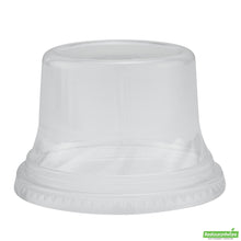 Wholesale Restaurantware Round Clear Plastic Tall Dome Lid - Fits Plastic Dessert Cup- Bulk
