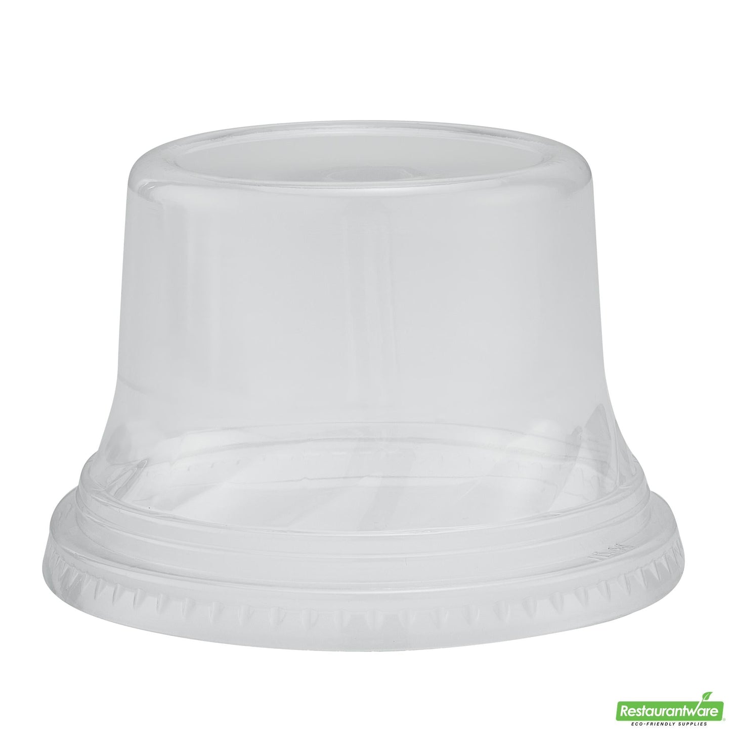 Wholesale Restaurantware Round Clear Plastic Tall Dome Lid - Fits Plastic Dessert Cup- Bulk