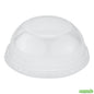 Wholesale Restaurantware Round Clear Plastic Dome Lid - Fits Plastic Dessert Cup, with Hole- Bulk