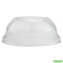 Wholesale Restaurantware Round Clear Plastic Dome Lid - Fits Plastic Dessert Cup, with Hole- Bulk