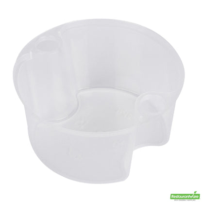 Wholesale Restaurantware 16 Oz Clear Plastic Insert - Fits 32, 40 and 48 Oz Soup Container- Bulk
