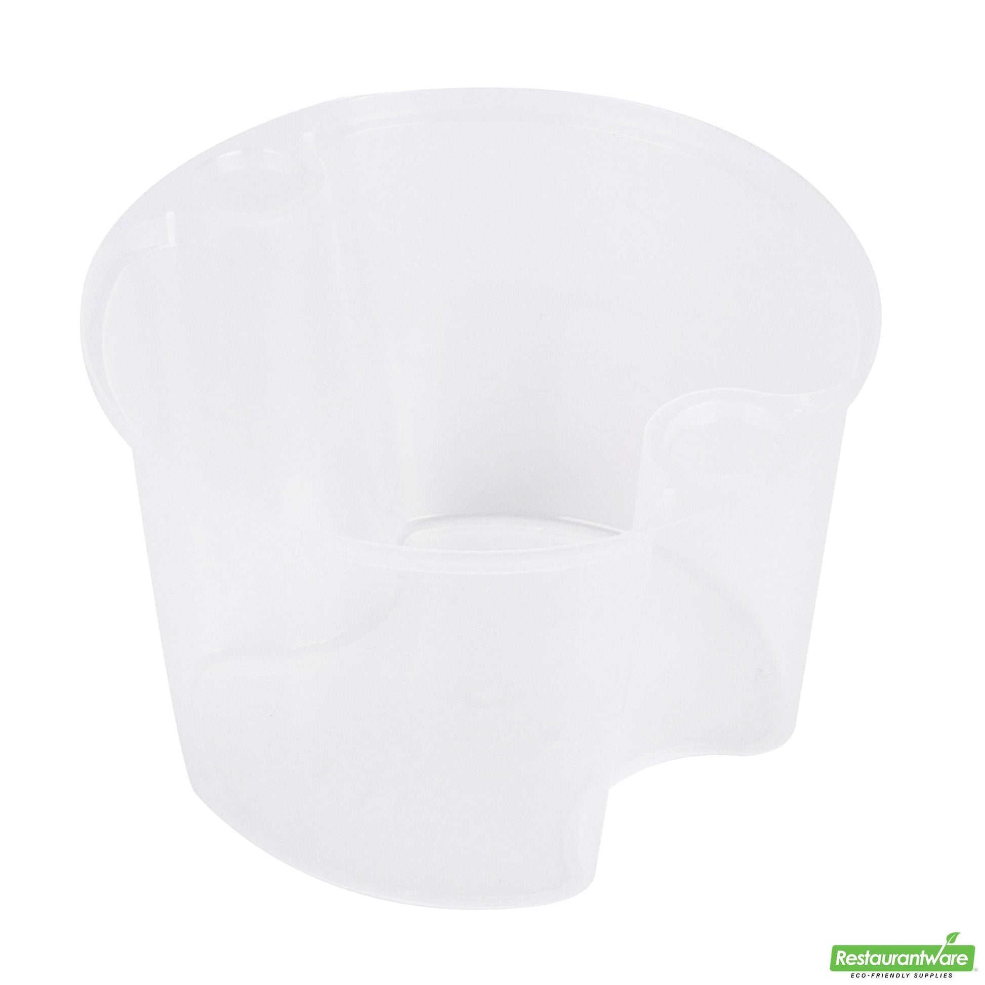 Wholesale Restaurantware 20 Oz Clear Plastic Insert - Fits 32, 40 and 48 Oz Soup Container- Bulk