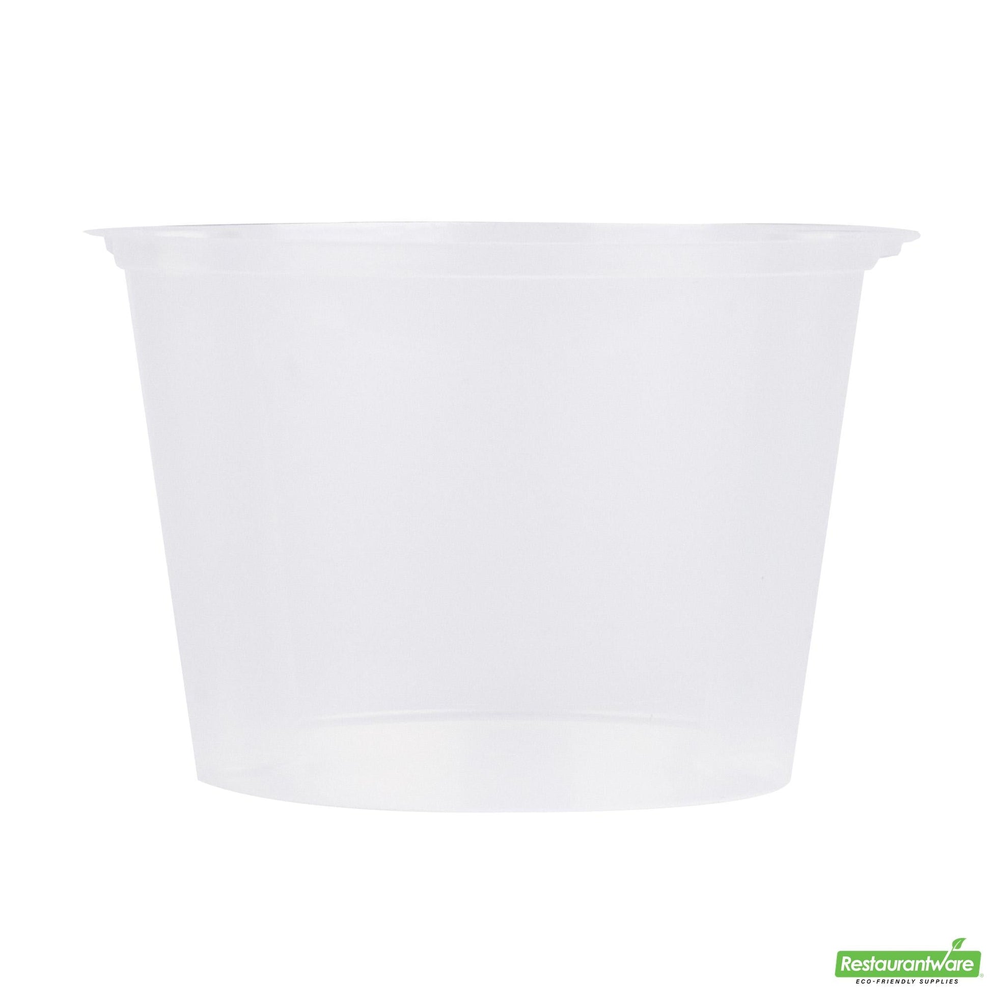 Wholesale Restaurantware 20 Oz Clear Plastic Insert - Fits 32, 40 and 48 Oz Soup Container- Bulk