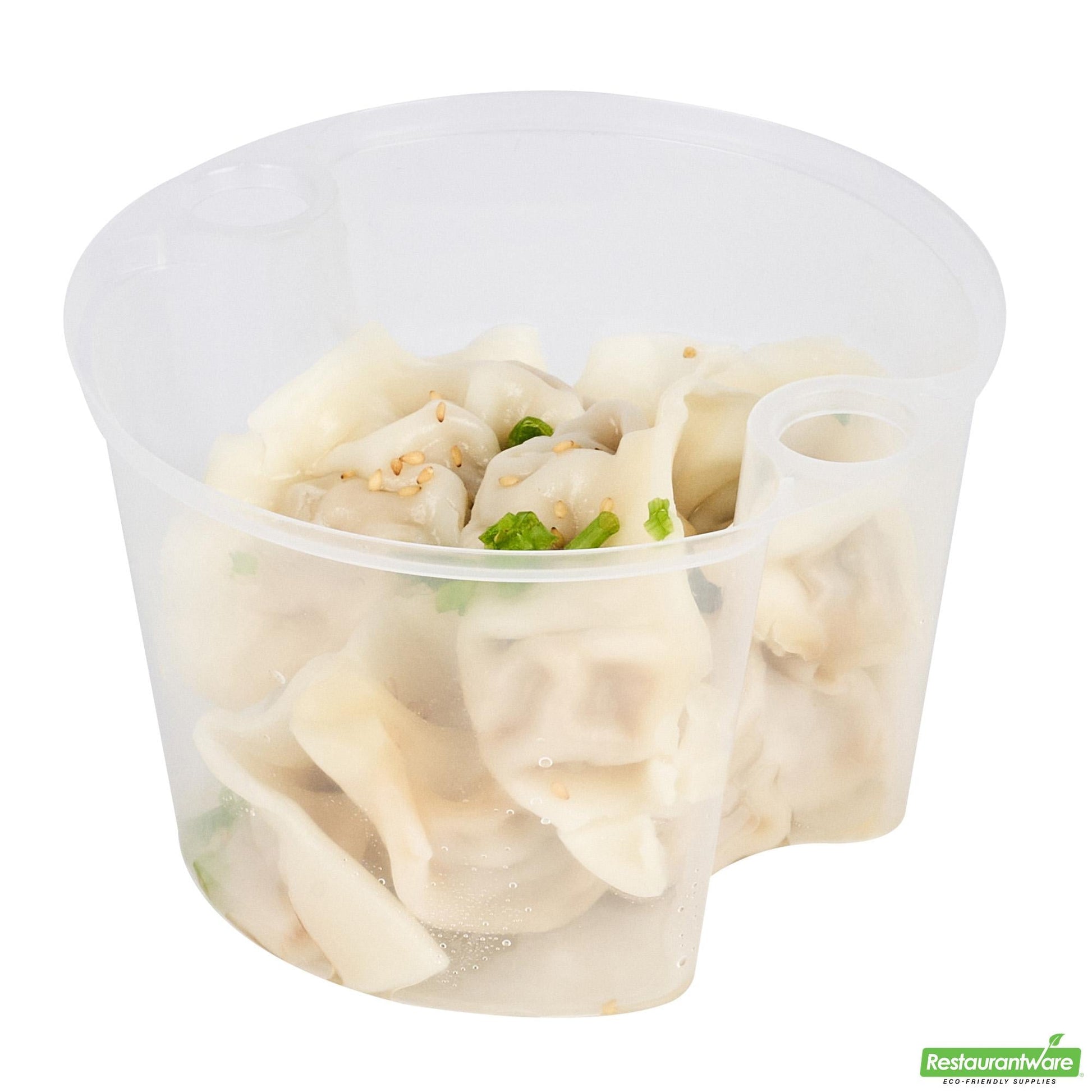 Wholesale Restaurantware 20 Oz Clear Plastic Insert - Fits 32, 40 and 48 Oz Soup Container- Bulk