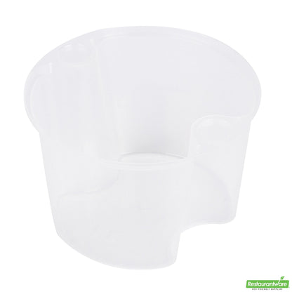 Wholesale Restaurantware 20 Oz Clear Plastic Insert - Fits 32, 40 and 48 Oz Soup Container- Bulk