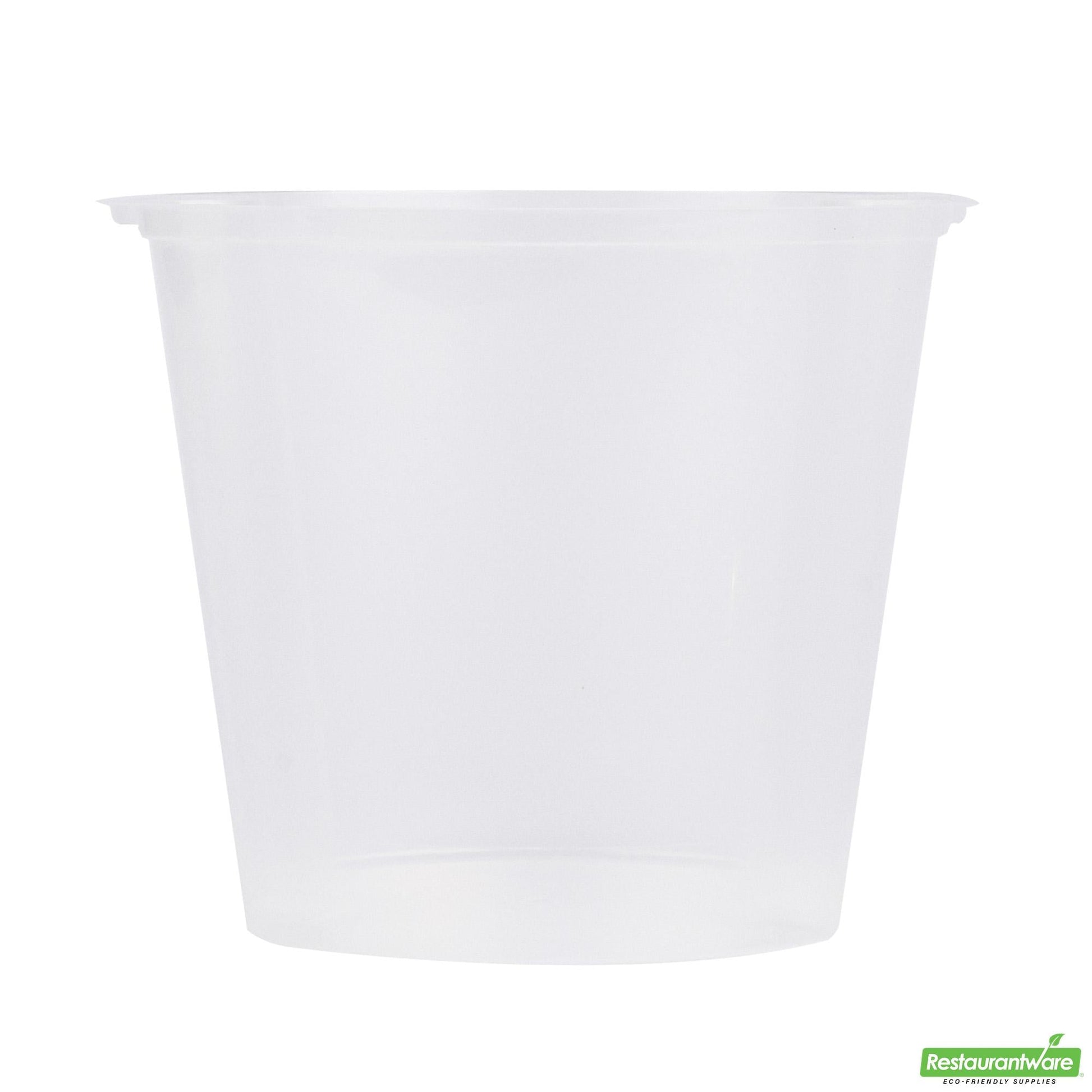 Wholesale Restaurantware 24 Oz Clear Plastic Insert - Fits 32, 40 and 48 Oz Soup Container- Bulk