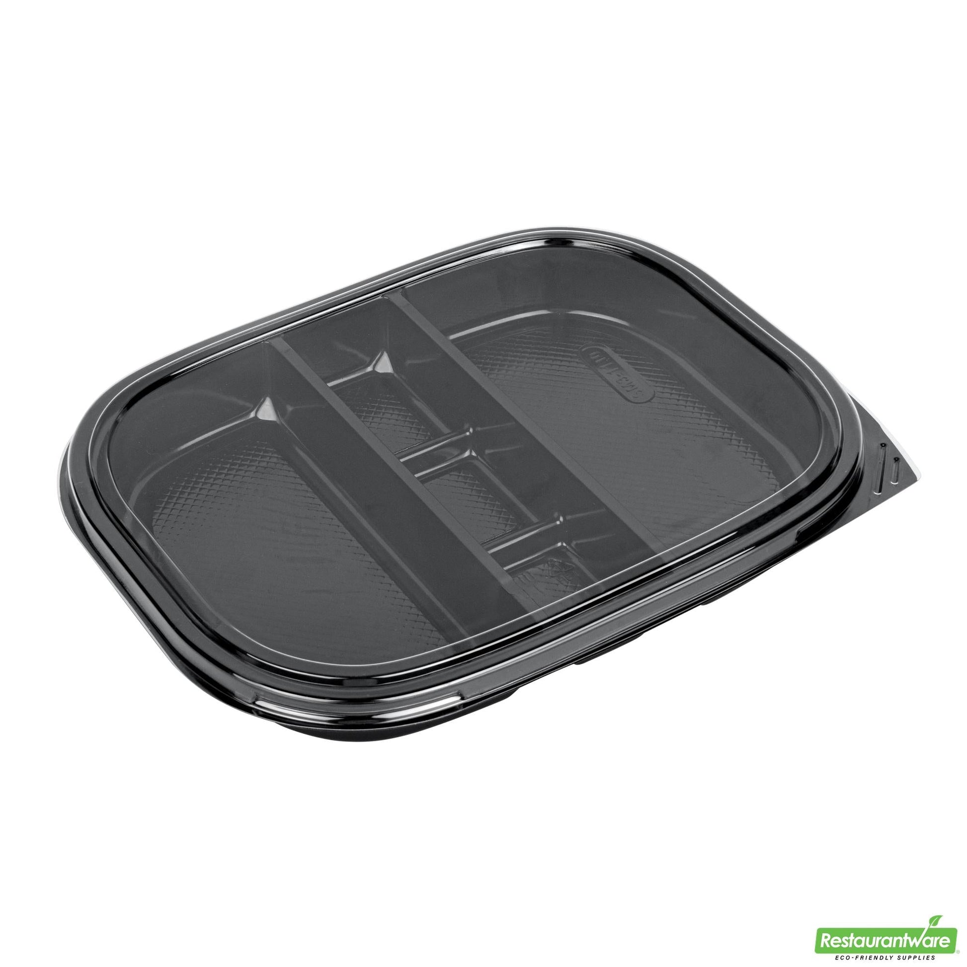 Wholesale Restaurantware Rectangle Clear Plastic Lid - Fits 51 Oz Bento Box - 12.3" X 10" X 0.6"- Bulk