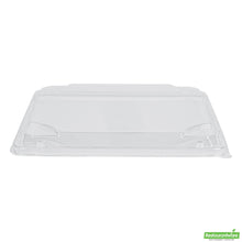 Wholesale Restaurantware Square Clear Plastic Lid - Fits 18 Oz Bento Box - 8.2" X 8.2" X 0.8"- Bulk