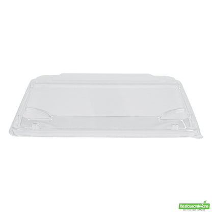 Wholesale Restaurantware Square Clear Plastic Lid - Fits 18 Oz Bento Box - 8.2" X 8.2" X 0.8"- Bulk