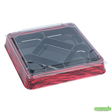 Wholesale Restaurantware Square Clear Plastic Lid - Fits 19 Oz Bento Box - 8.2" X 8.2" X 0.8"- Bulk