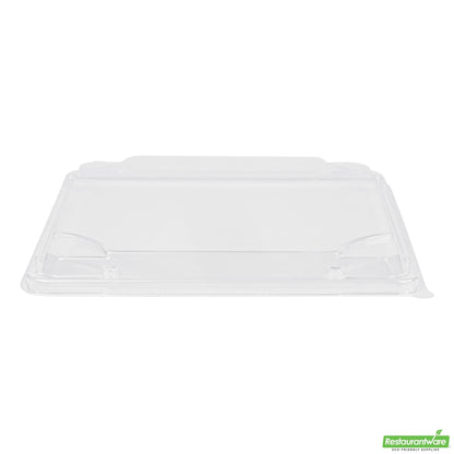 Wholesale Restaurantware Square Clear Plastic Lid - Fits 19 Oz Bento Box - 8.2" X 8.2" X 0.8"- Bulk