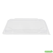 Wholesale Restaurantware Square Clear Plastic Lid - Fits 19 Oz Bento Box - 8.2" X 8.2" X 0.8"- Bulk