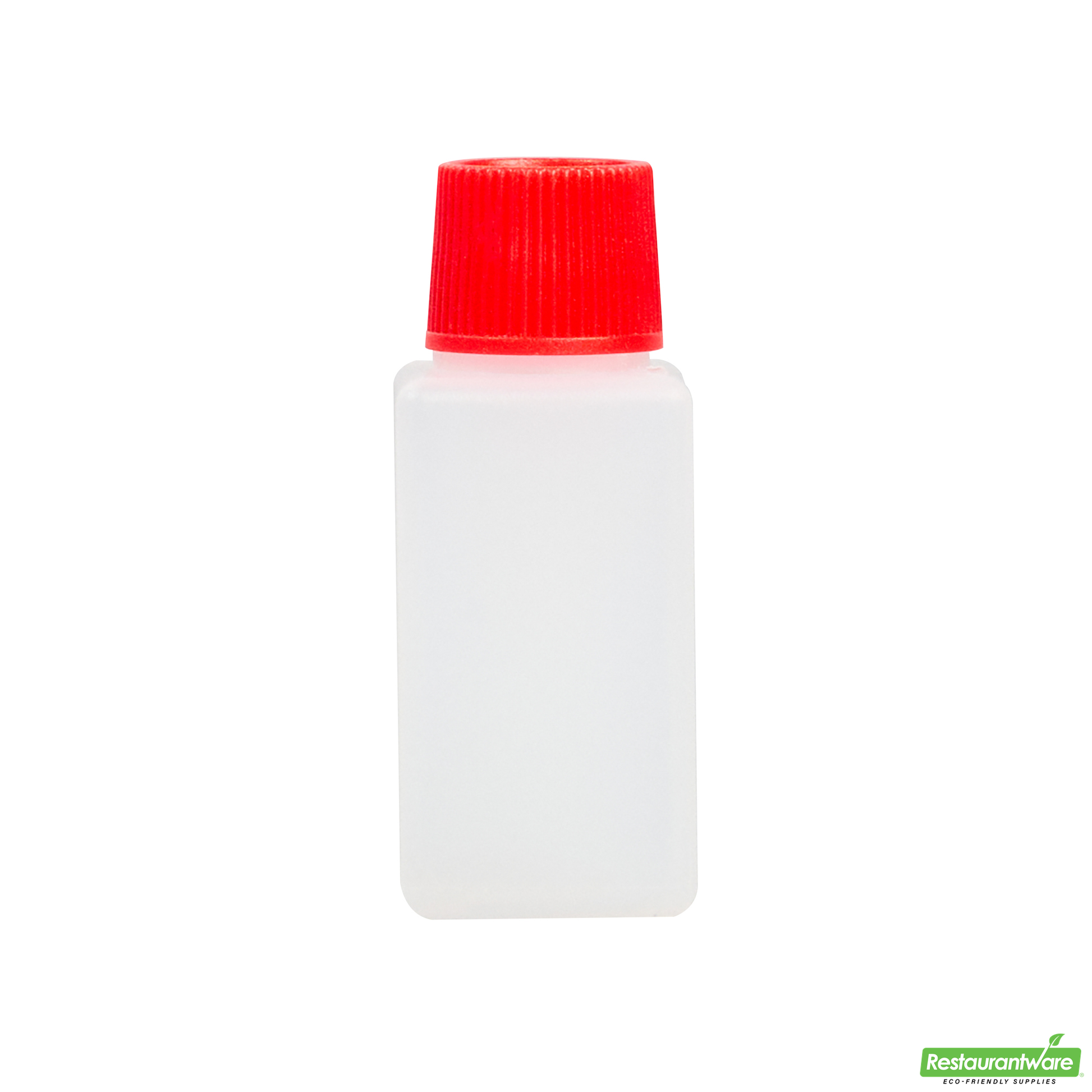 Wholesale Restaurantware Bento Tek 6 Ml Translucent Plastic Soy Sauce Bottle - with Red Cap - 1/2" X 1/2" X 1 3/4" - 1000 Count Box- Bulk