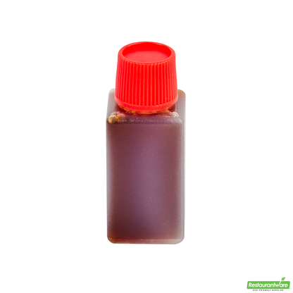 Wholesale Restaurantware Bento Tek 6 Ml Translucent Plastic Soy Sauce Bottle - with Red Cap - 1/2" X 1/2" X 1 3/4" - 1000 Count Box- Bulk