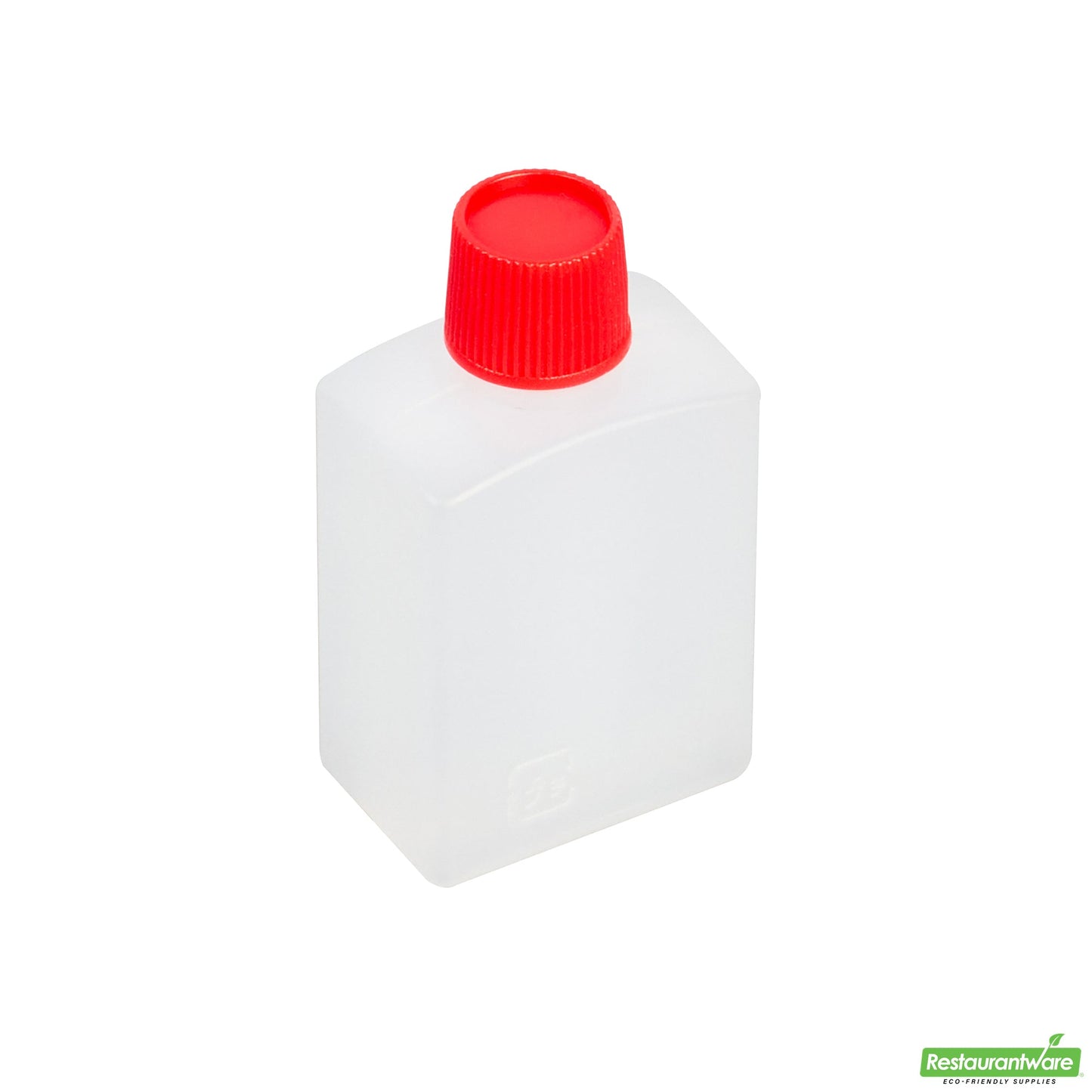 Wholesale Restaurantware Bento Tek 15 Ml Translucent Plastic Soy Sauce Bottle - with Red Cap - 1" X 3/4" X 2" - 100 Count Box- Bulk