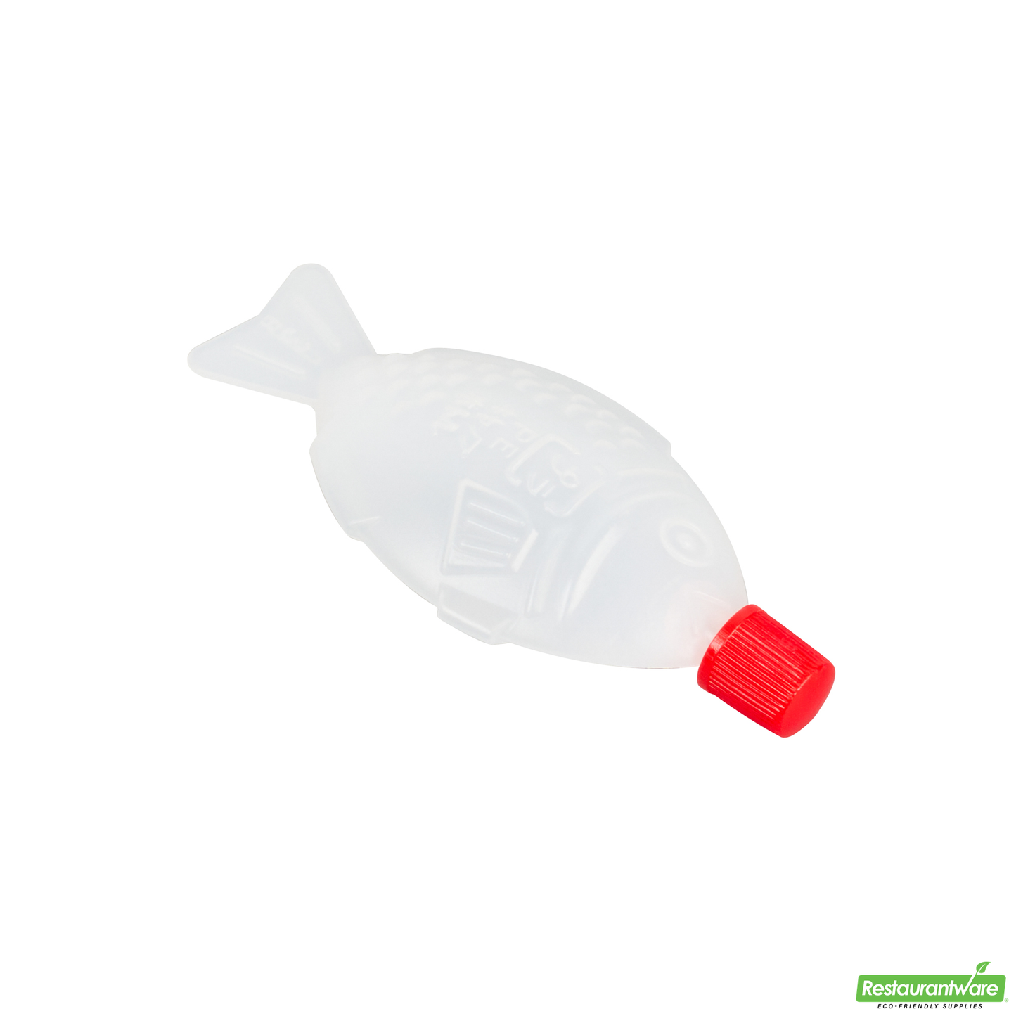 Wholesale Restaurantware Bento Tek 8 Ml Translucent Plastic Fish Soy Sauce Bottle - with Red Cap - 3" X 1/2" X 1 1/4" - 1000 Count Box- Bulk