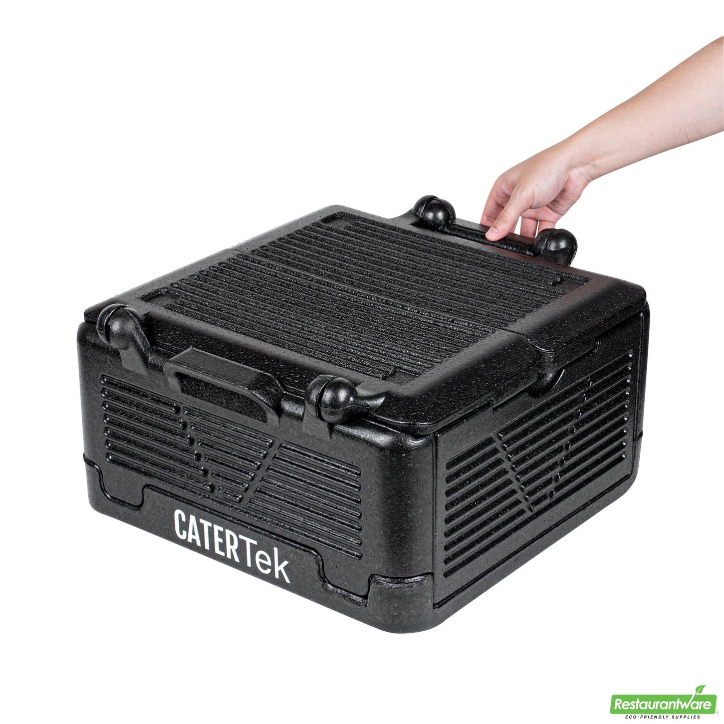 Wholesale Restaurantware Cater Tek Black Epp Food Pan Carrier - Insulated, Top Loading, Collapsible - 16 3/4" X 16 3/4" X 9" - 1 Count Box- Bulk
