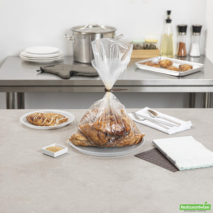 Wholesale Restaurantware Fresh Hero Clear Nylon Oven Bag - with Ties, Bpa-Free - 12" X 18" - 50 Count Box- Bulk