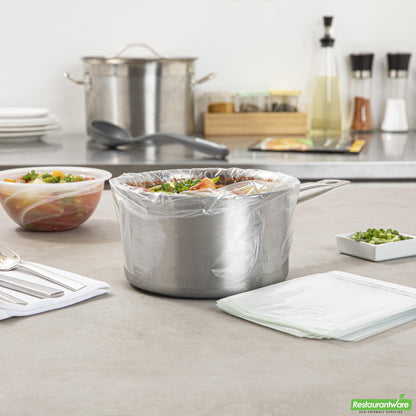Wholesale Restaurantware Serve Secure Clear Plastic Liner - Fits 1 to 3 Qt Slow Cooker, Bpa-Free - 11" X 16" - 500 Count Box- Bulk