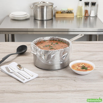 Wholesale Restaurantware Serve Secure Clear Plastic Liner - Fits 3 to 8 Qt Slow Cooker, Bpa-Free - 13" X 21" - 500 Count Box- Bulk