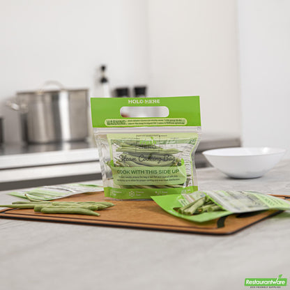 Wholesale Restaurantware Fresh Hero Green Plastic Steam Bag - Microwave-Safe, Bpa-Free - 7 1/2" X 7 1/2" - 500 Count Box- Bulk