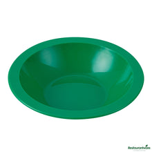 Wholesale Restaurantware 14 Oz Round Green Plastic Bowl - 6.8" X 6.8" X 4.3"- Bulk