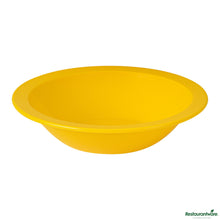 Wholesale Restaurantware 14 Oz Round Yellow Plastic Bowl - 6.8" X 6.8" X 4.3"- Bulk