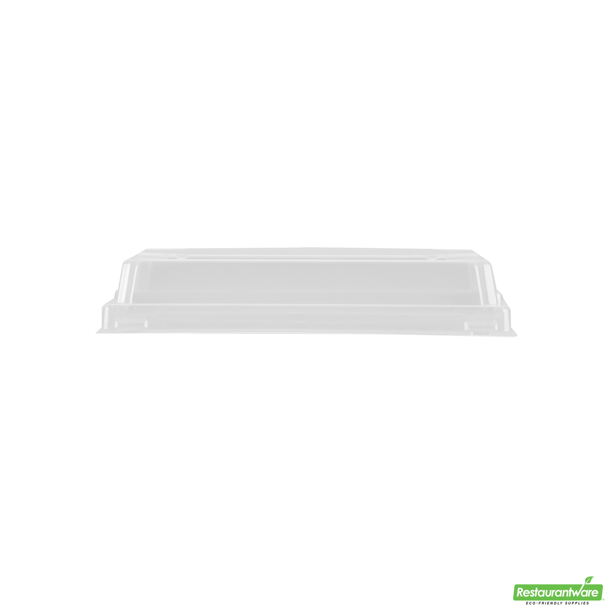 Wholesale Restaurantware Roku Rectangle Black Plastic Take Out Sushi Tray - with Clear Lid - 5 1/4" X 3 1/4" X 1 1/2" - 100 Count Box- Bulk