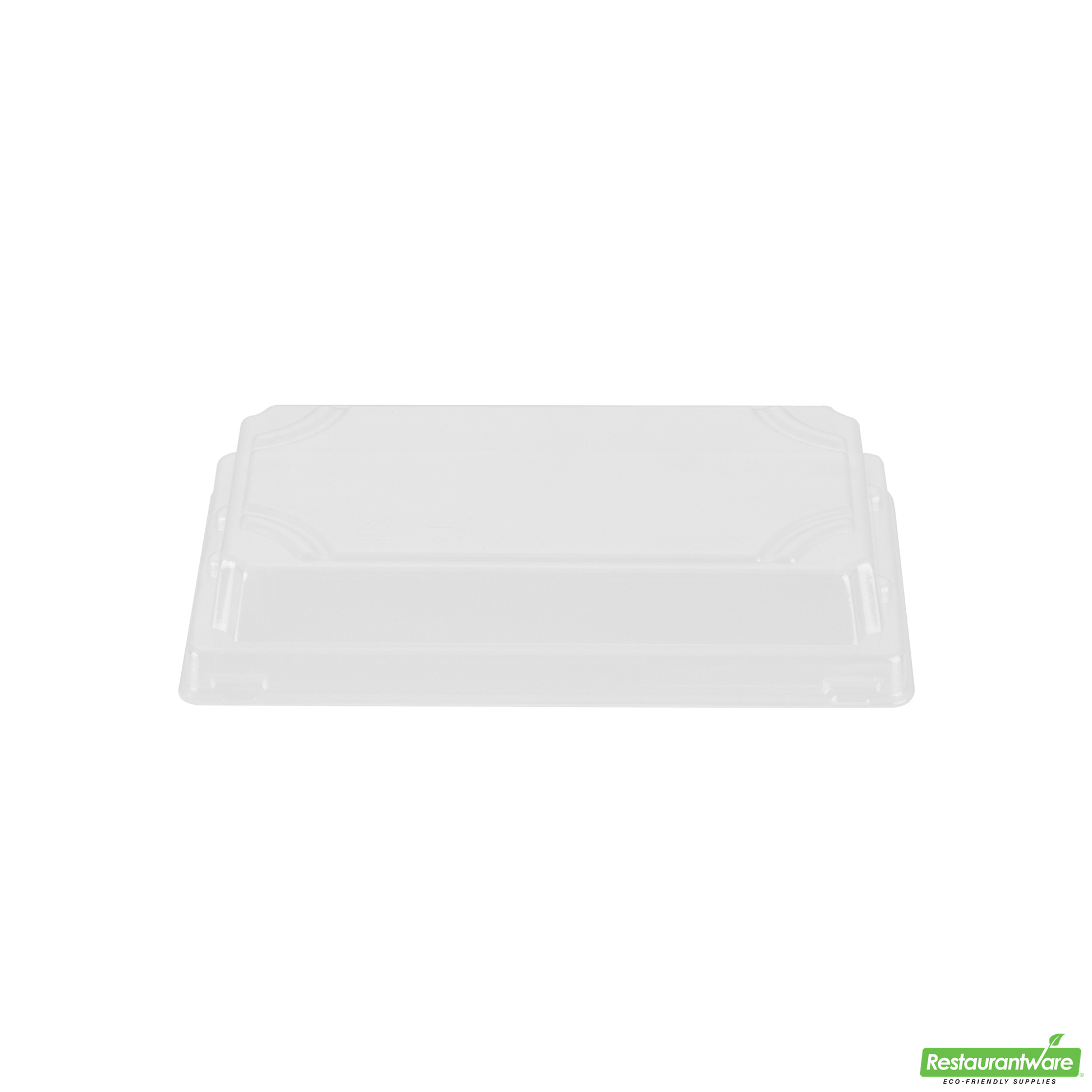 Wholesale Restaurantware Roku Rectangle Black Plastic Take Out Sushi Tray - with Clear Lid - 5 1/4" X 3 1/4" X 1 1/2" - 100 Count Box- Bulk